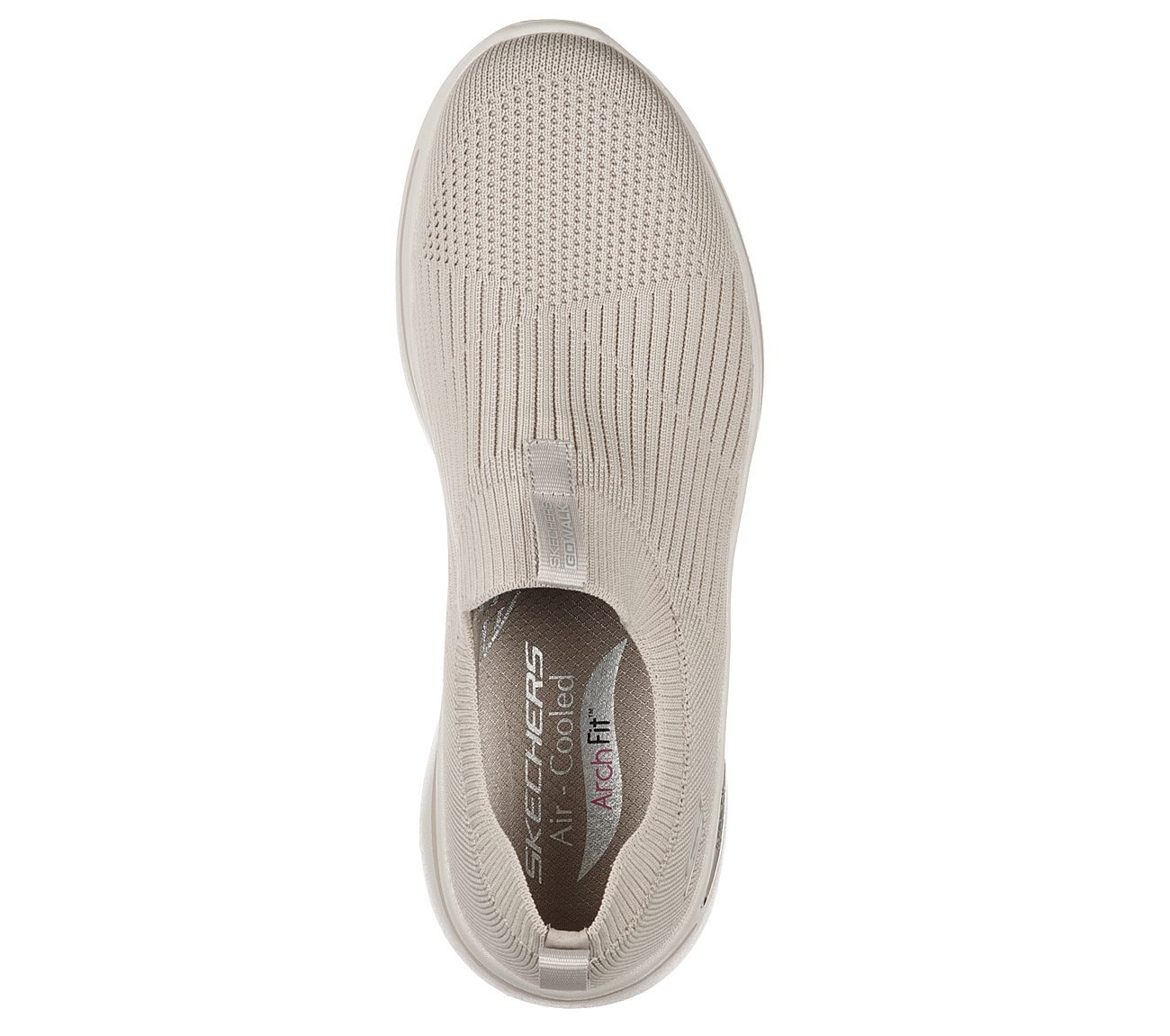 GO WALK ARCH FIT - ICONIC, TTAUPE Footwear Top View