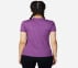 ELITE TECH T-SHIRT, PURPLE/HOT PINK