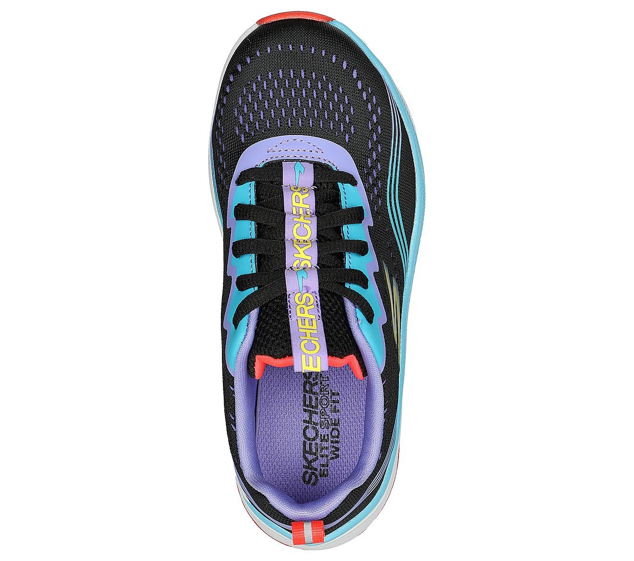 ELITE SPORT PRO- RADIANT SQUA, BLACK/MULTI Footwear Bottom View