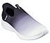 SKECHERS SLIP-INS: ULTRA FLEX 3.0 - BEAUTY BLEND, BLACK/WHITE Footwear Right View