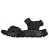 GO WALK FLEX SANDAL, BBLACK Footwear Left View