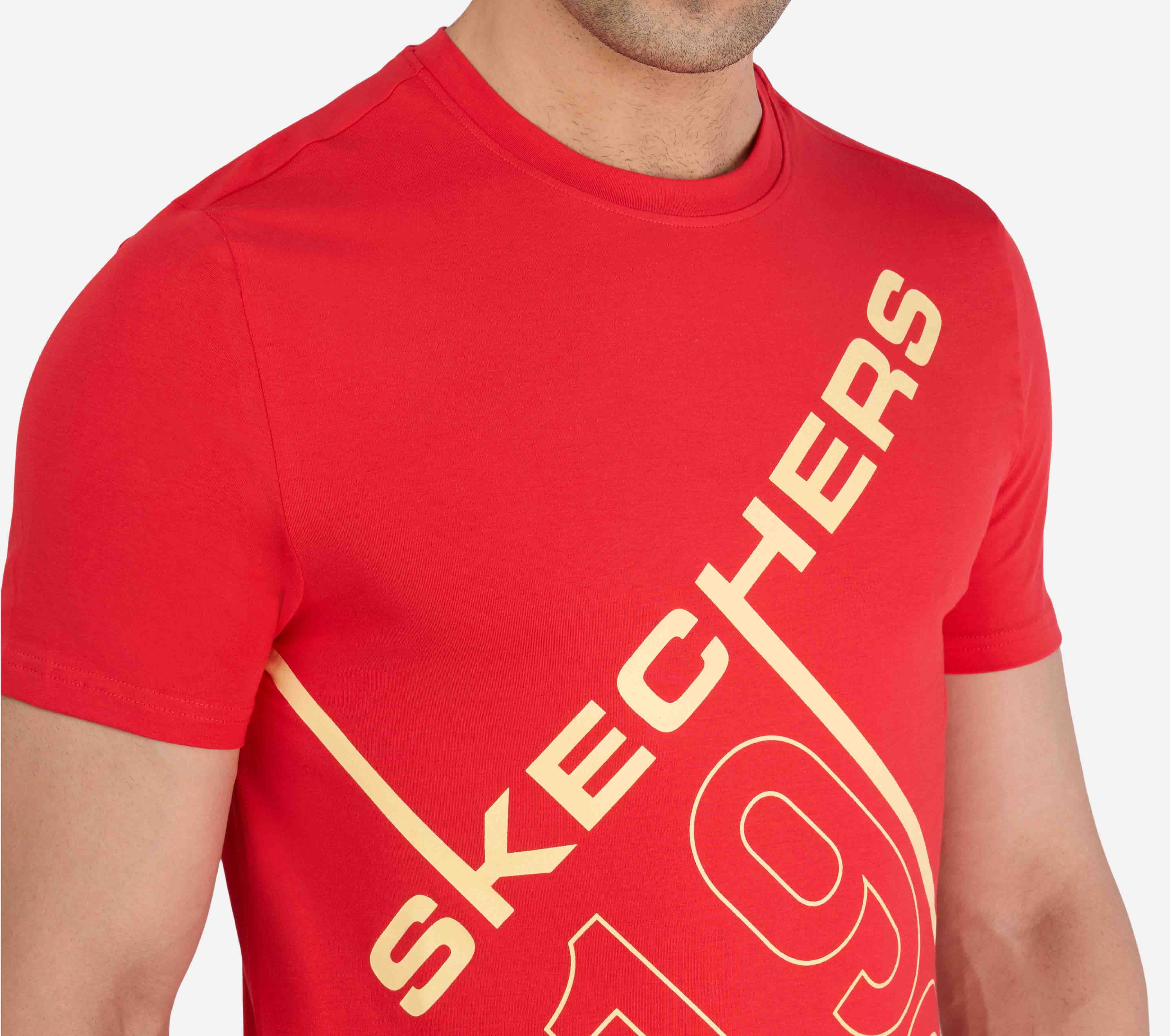 SS SKECHERS 1992 T-SHIRT, RRED Apparel Right View