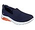 GO WALK AIR -, NAVY/CORAL Footwear Lateral View