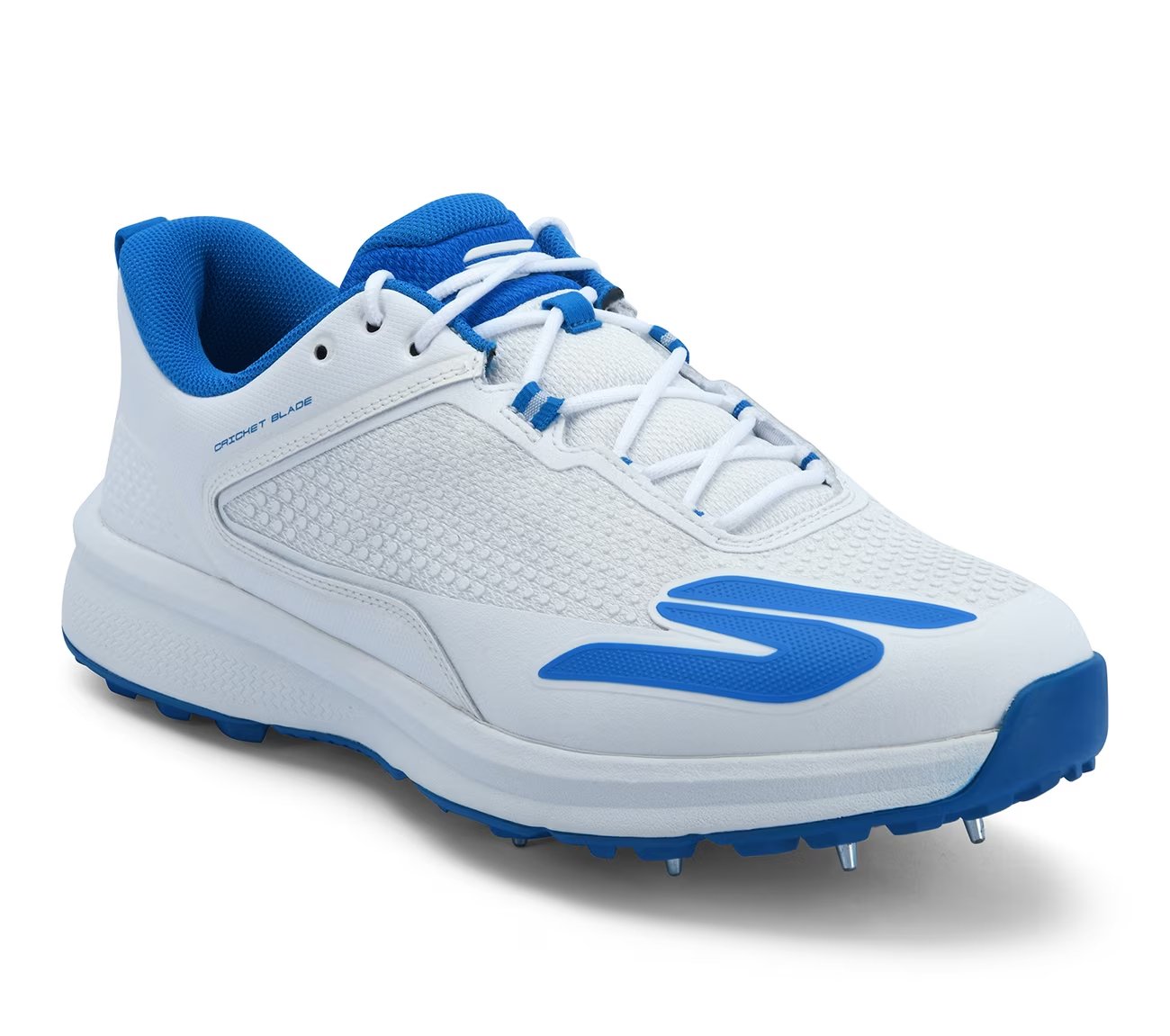 CRICKET BLADE, WHITE/LT.BLUE Footwear Right View