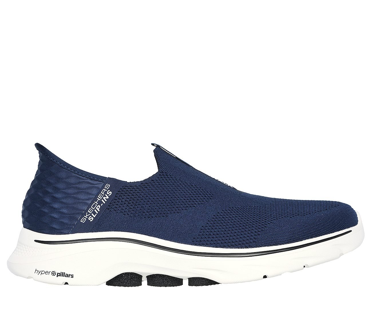 SKECHERS SLIP-INS: GO WALK 7 - EASY ON 2, NNNAVY Footwear Lateral View