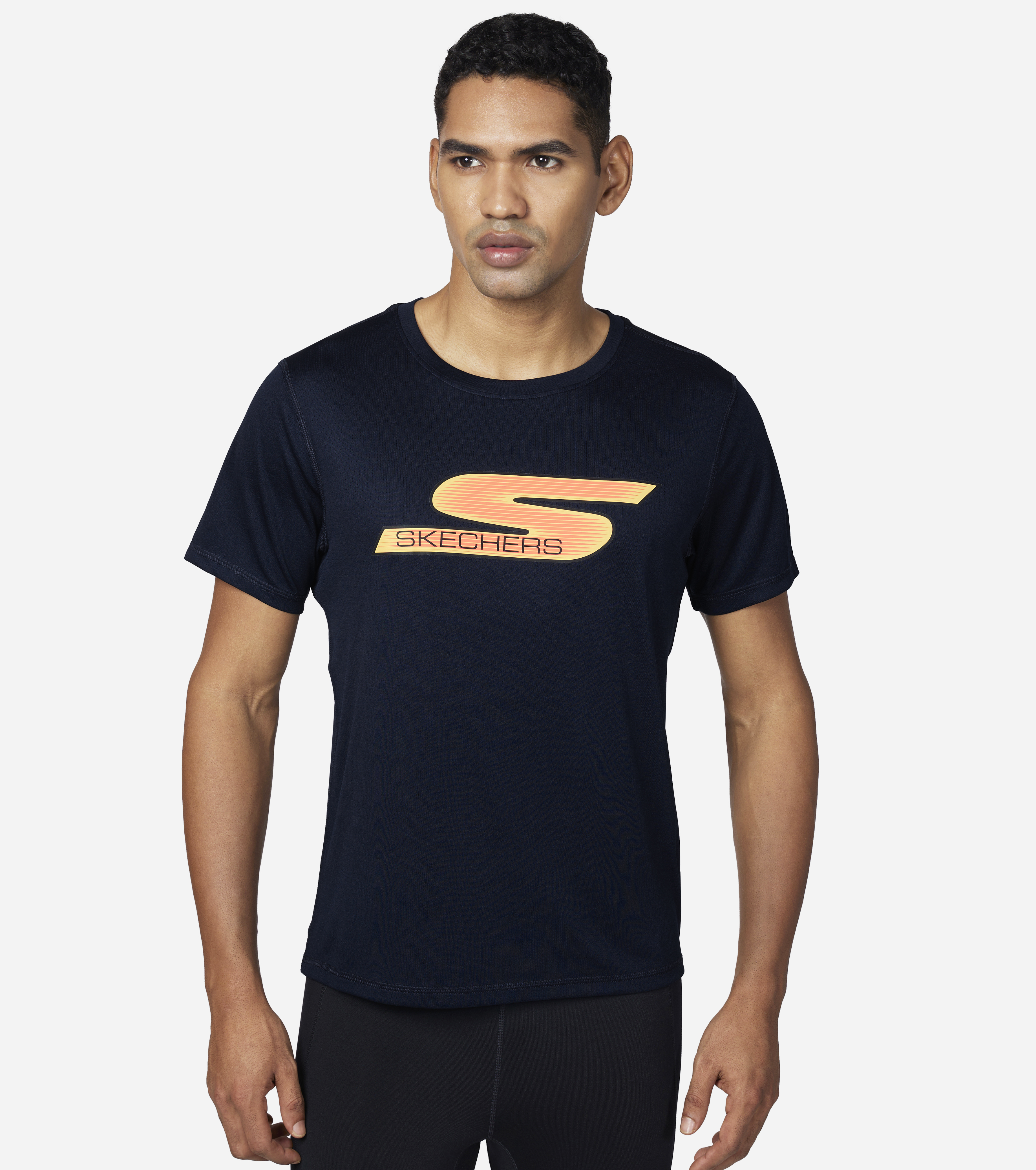 GORUN ELEVATE T-SHIRT, NNNAVY Apparels Lateral View