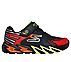 FLEX-GLOW BOLT, BLACK/RED Footwear Lateral View