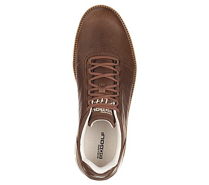 GO GOLF TOUR - ELITE, BROWN Footwear Top View