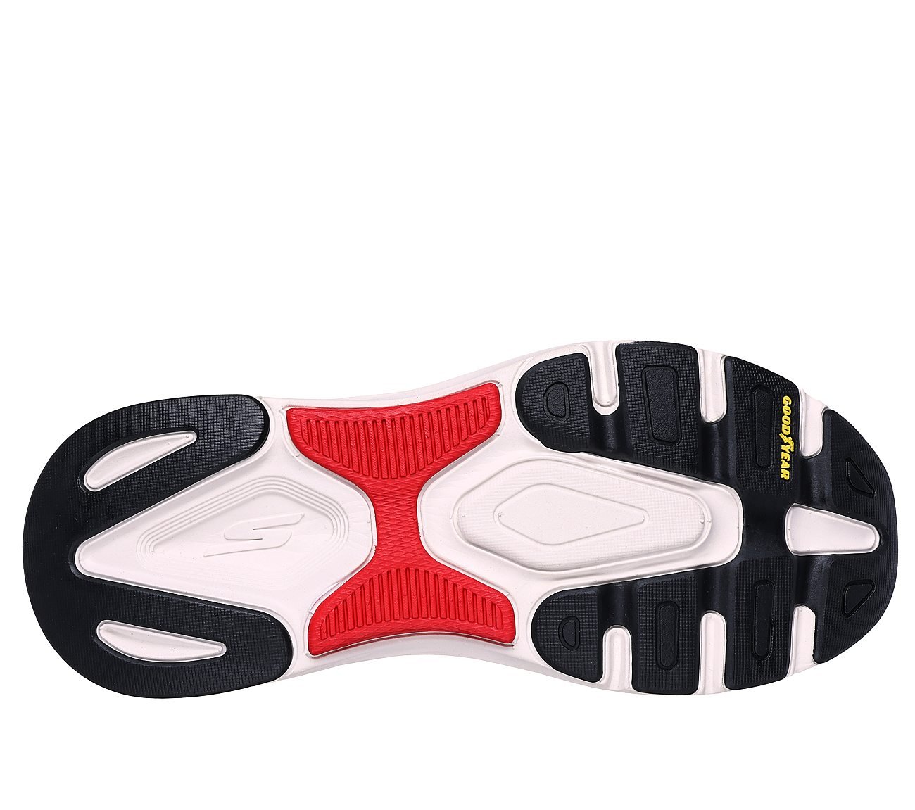 MAX CUSHIONING ARCH FIT - COM, RED/MULTI Footwear Bottom View