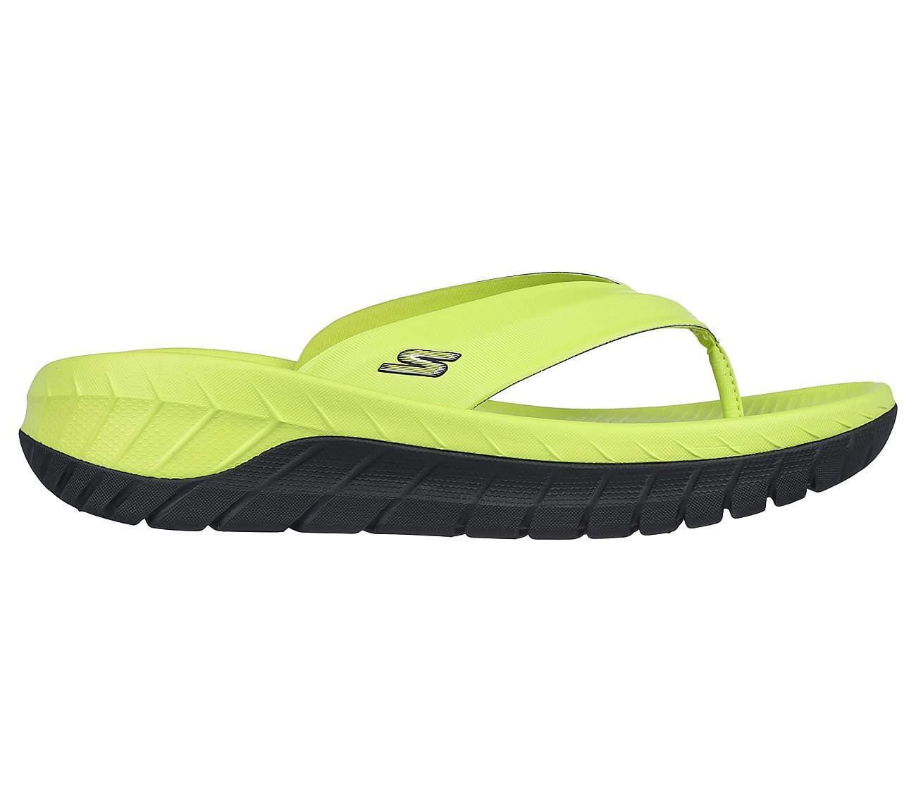 GO RECOVER SANDAL, LIME/BLACK Footwear Right View