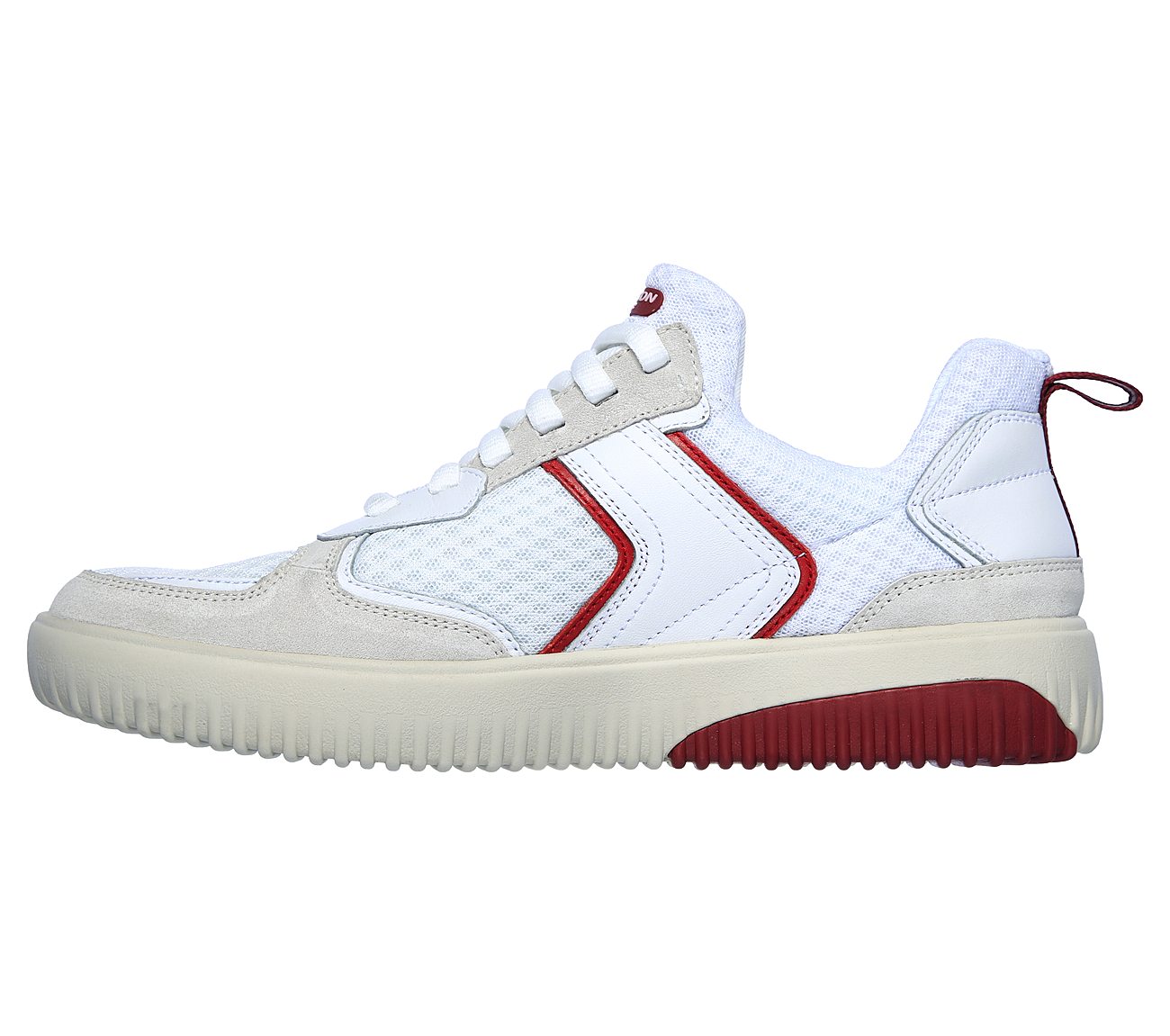 RIDGE - ROLLIE, WHITE/RED Footwear Left View