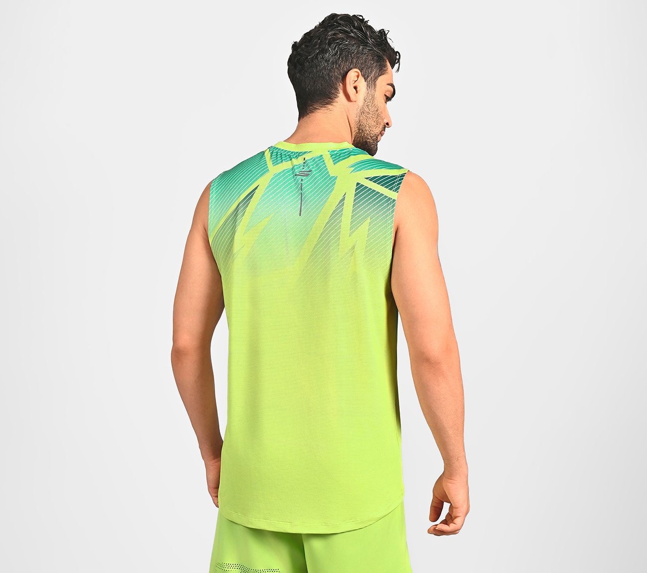 SKECHERS PICKLEBALL TANK, LIME Apparel Left View