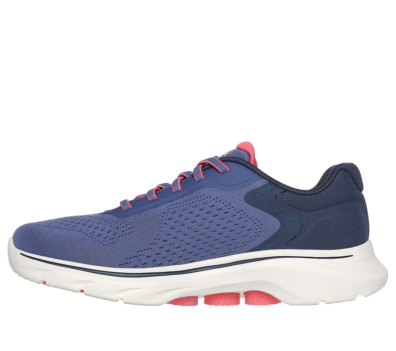 GO WALK 7 - COSMIC WAVES, NAVY Footwear Left View