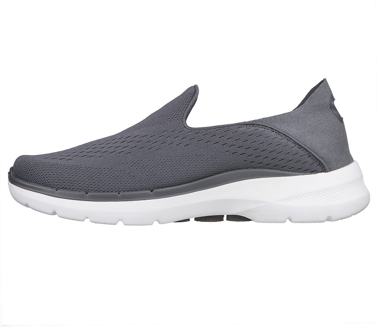 GO WALK 6 - TRAVERSE, CCHARCOAL Footwear Left View