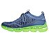 SKECH-AIR 92 - AIR TRAVEL, BLUE/LIME Footwear Left View