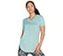 DIAMOND BLISSFUL TUNIC, TURQUOISE Apparel Lateral View