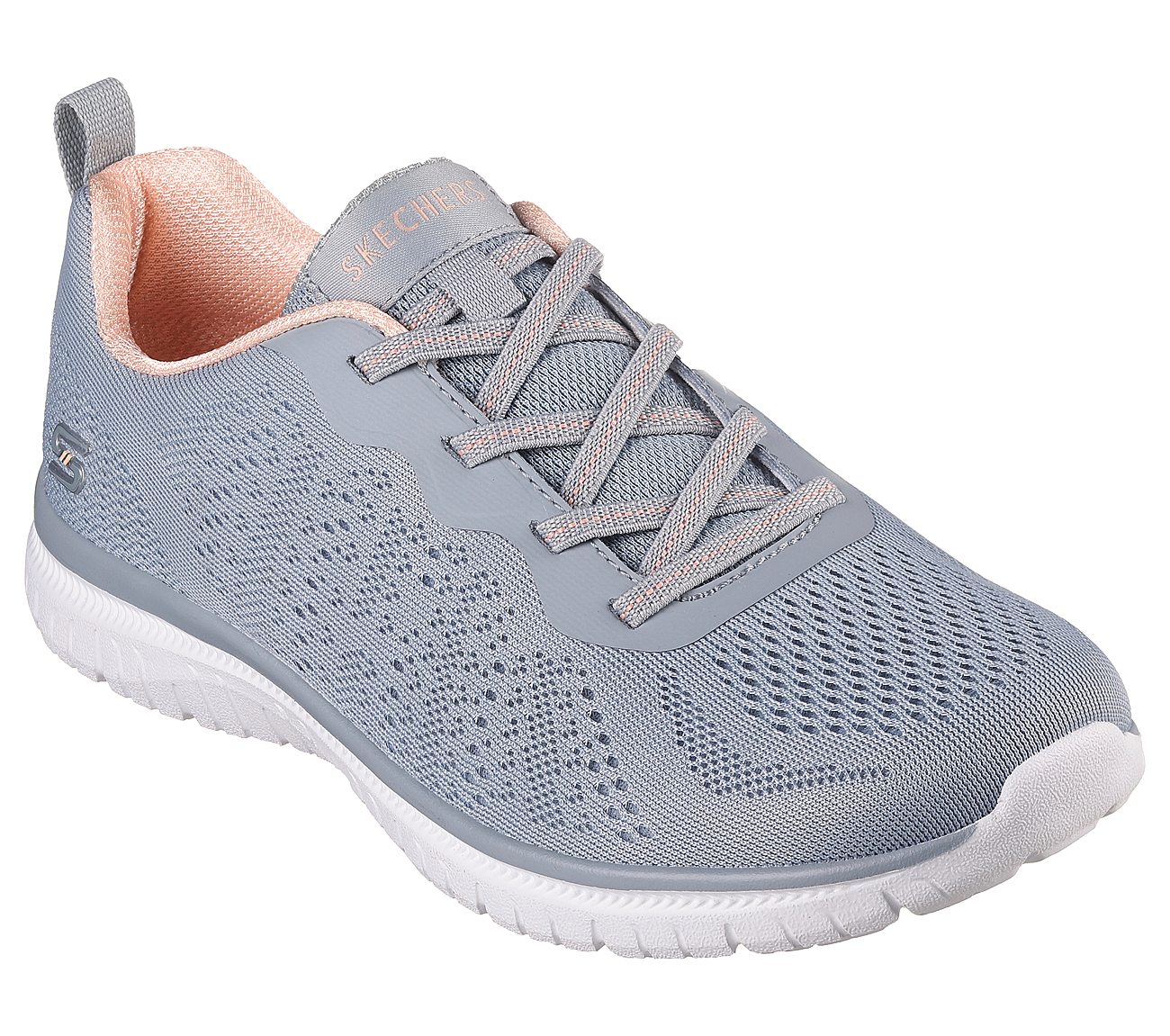 VIRTUE, GREY/CORAL Footwear Right View