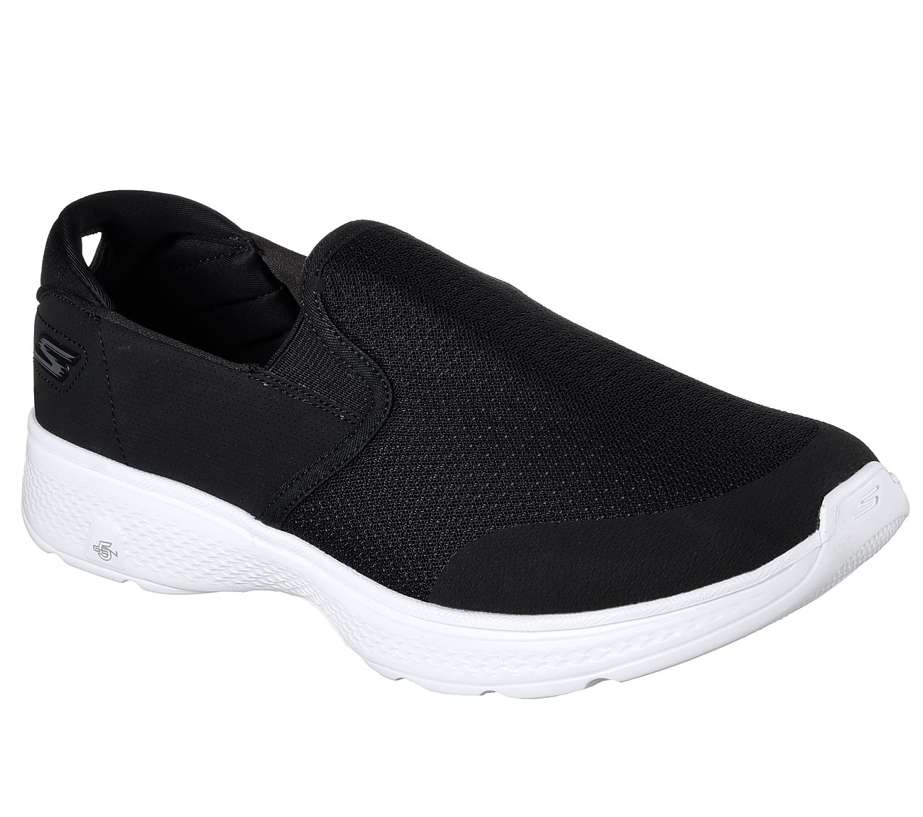 Black skechers go walk 4 best sale