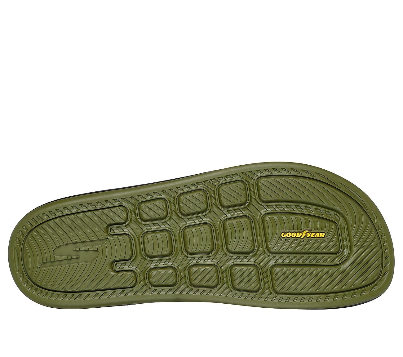 HYPER SLIDE - SIMPLEX 2, OLIVE/BLACK Footwear Bottom View