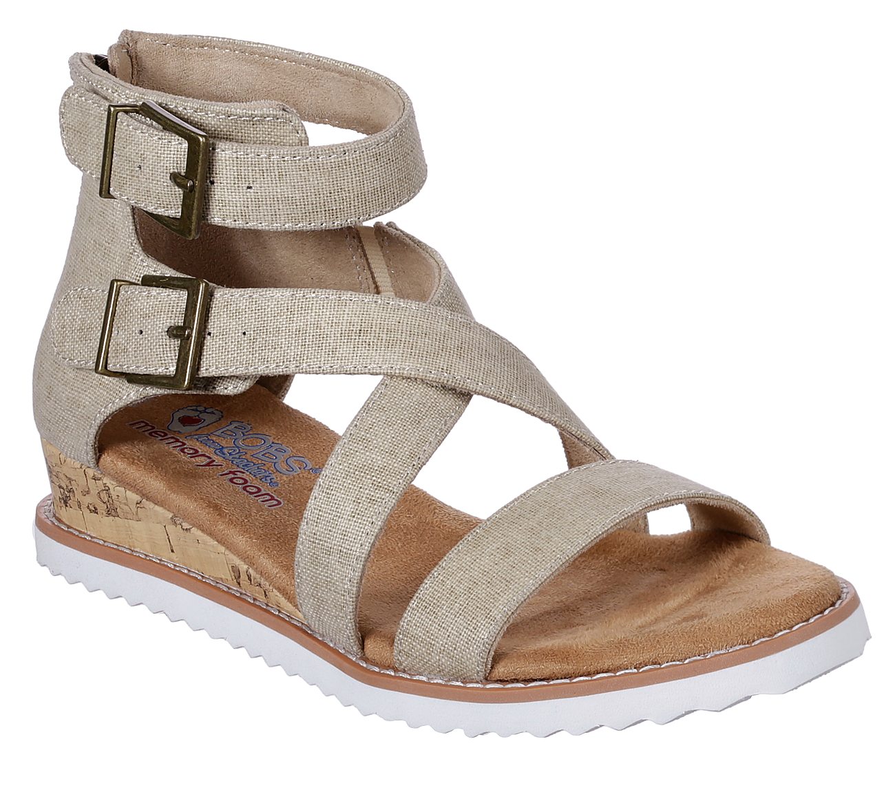 Skechers women's bobs desert kiss sandals hot sale