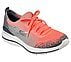 GO WALK STRETCH FIT, CHARCOAL/CORAL Footwear Right View