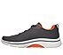 GO WALK ARCH FIT 2.0 - IDYLLI, CHARCOAL/ORANGE Footwear Left View