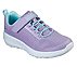 GO WALK JOY-PARADISE, LAVENDER/AQUA Footwear Lateral View