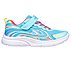 WAVY LITES, AQUA/MULTI Footwear Lateral View