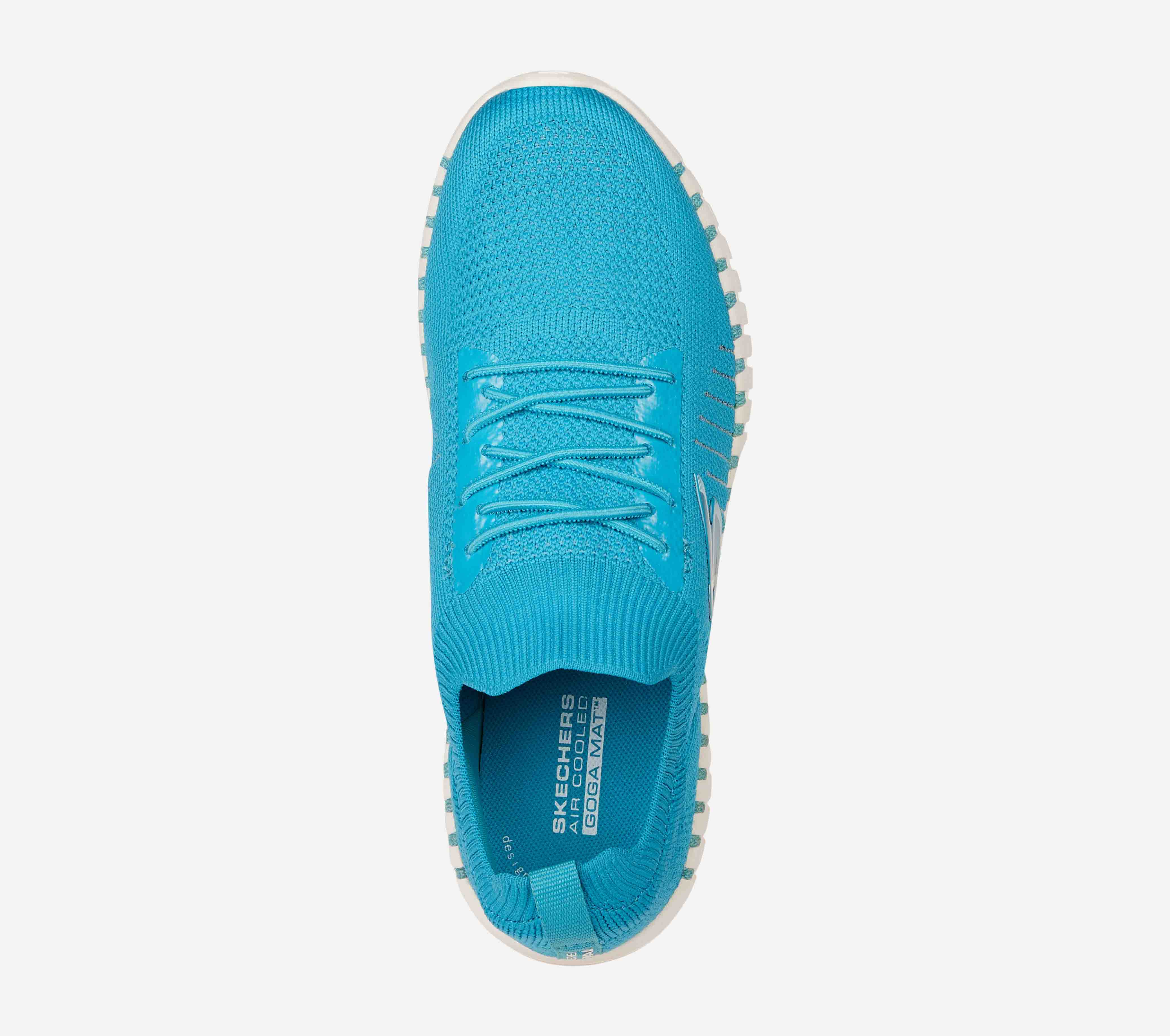 GO WALK SMART - SCHOLAR, TURQUOISE Footwear Top View