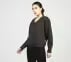 SKECH-SWEATS SHIMMER  V-NECK, BBBBLACK