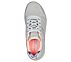 D'LUX WALKER-INFINITE MOTION, LIGHT GREY/CORAL Footwear Top View