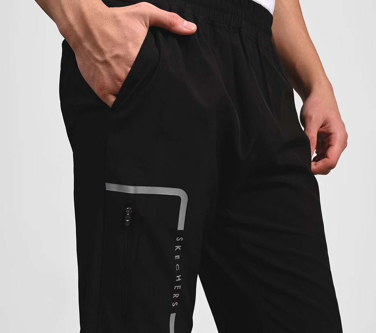 ESSENTIAL WALKER PANTS, BLACK/CHARCOAL/BLUE Apparel Right View