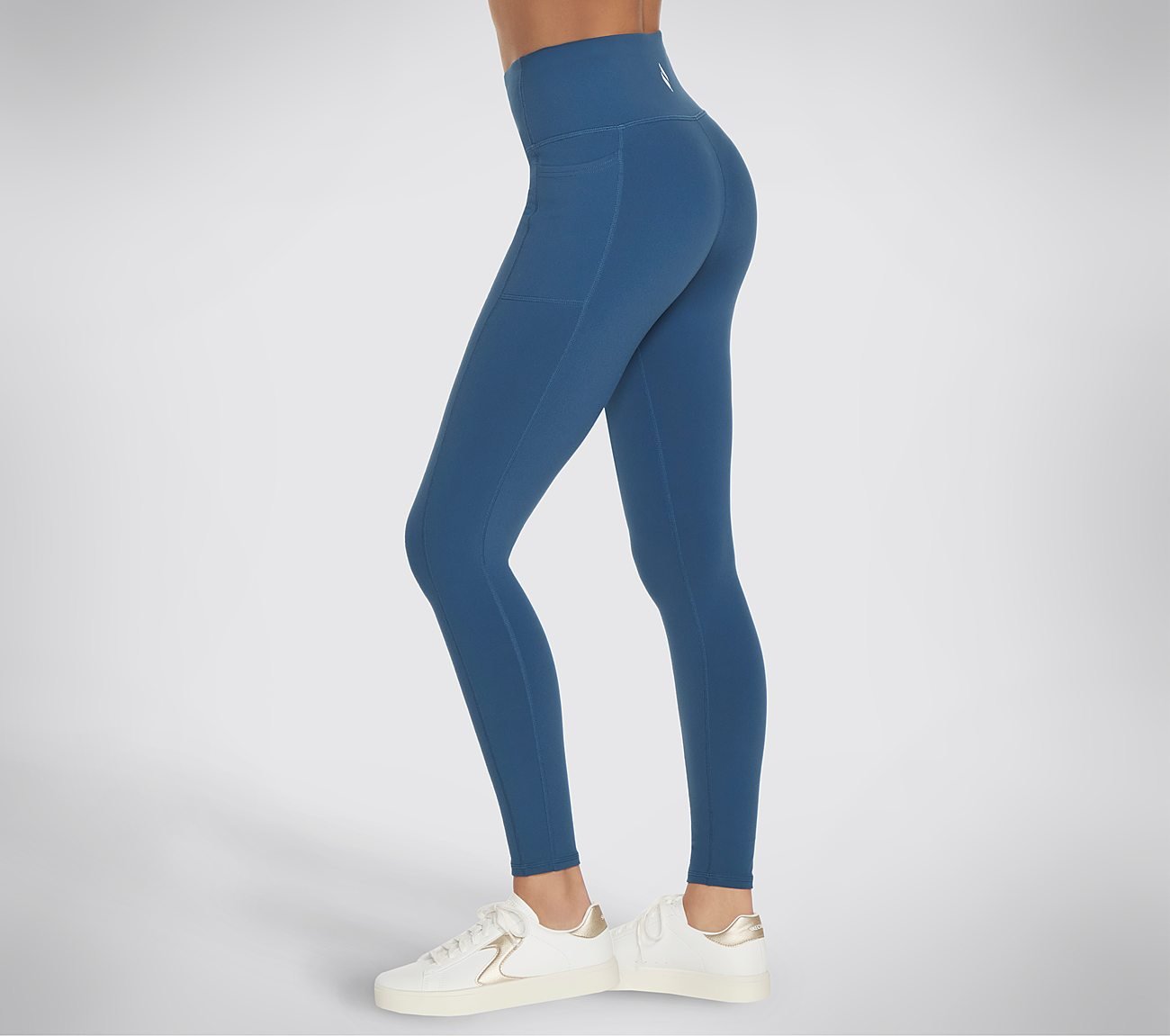 GOWALK HW LEGGING II, TEAL/NAVY Apparels Bottom View