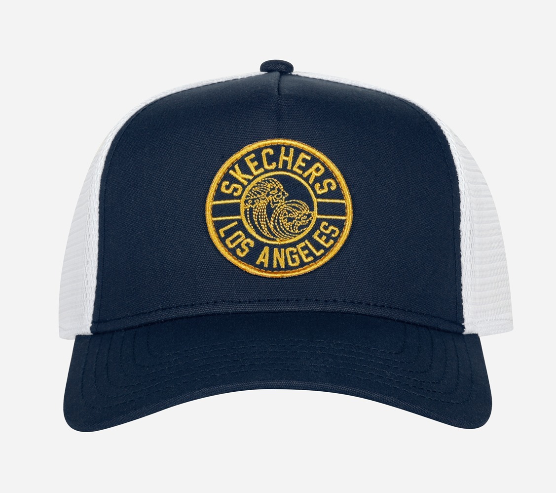 BEACH TRUCKER HAT, NNNAVY Accessories Bottom View