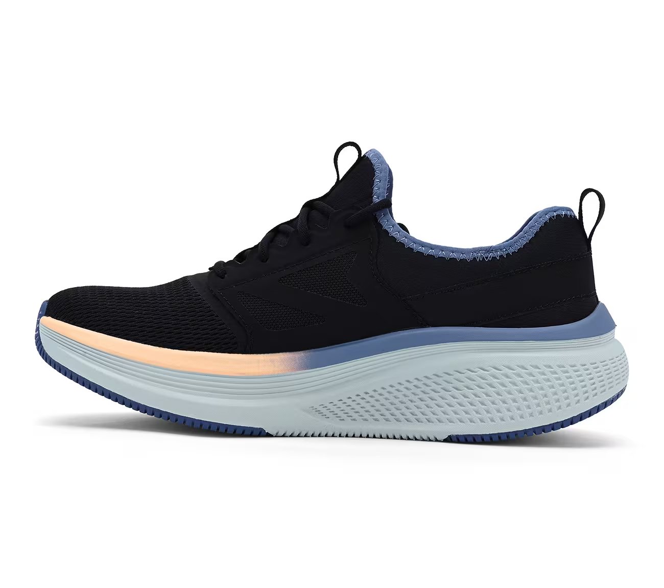 GO RUN ELEVATE 2.0 - ARTESIA, BLACK/BLUE/ORANGE Footwear Left View