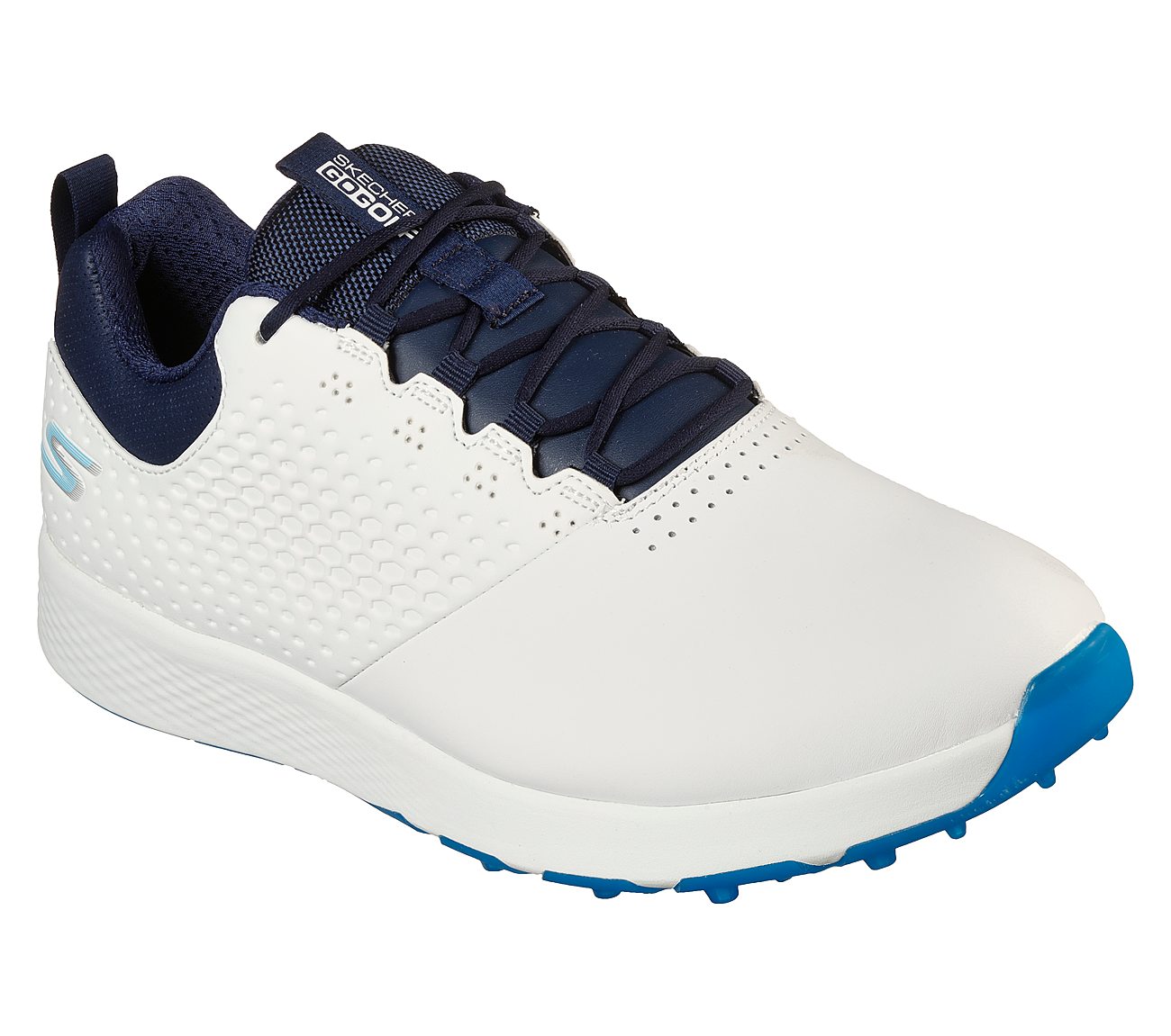 ELITE 4, WHITE/NAVY Footwear Right View