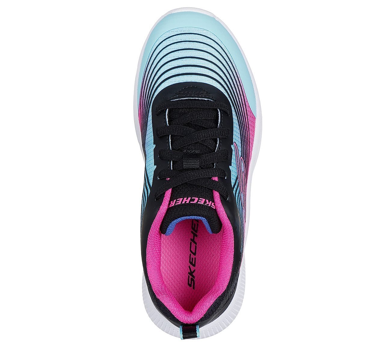 MICROSPEC ADVANCE, AQUA/PURPLE Footwear Top View