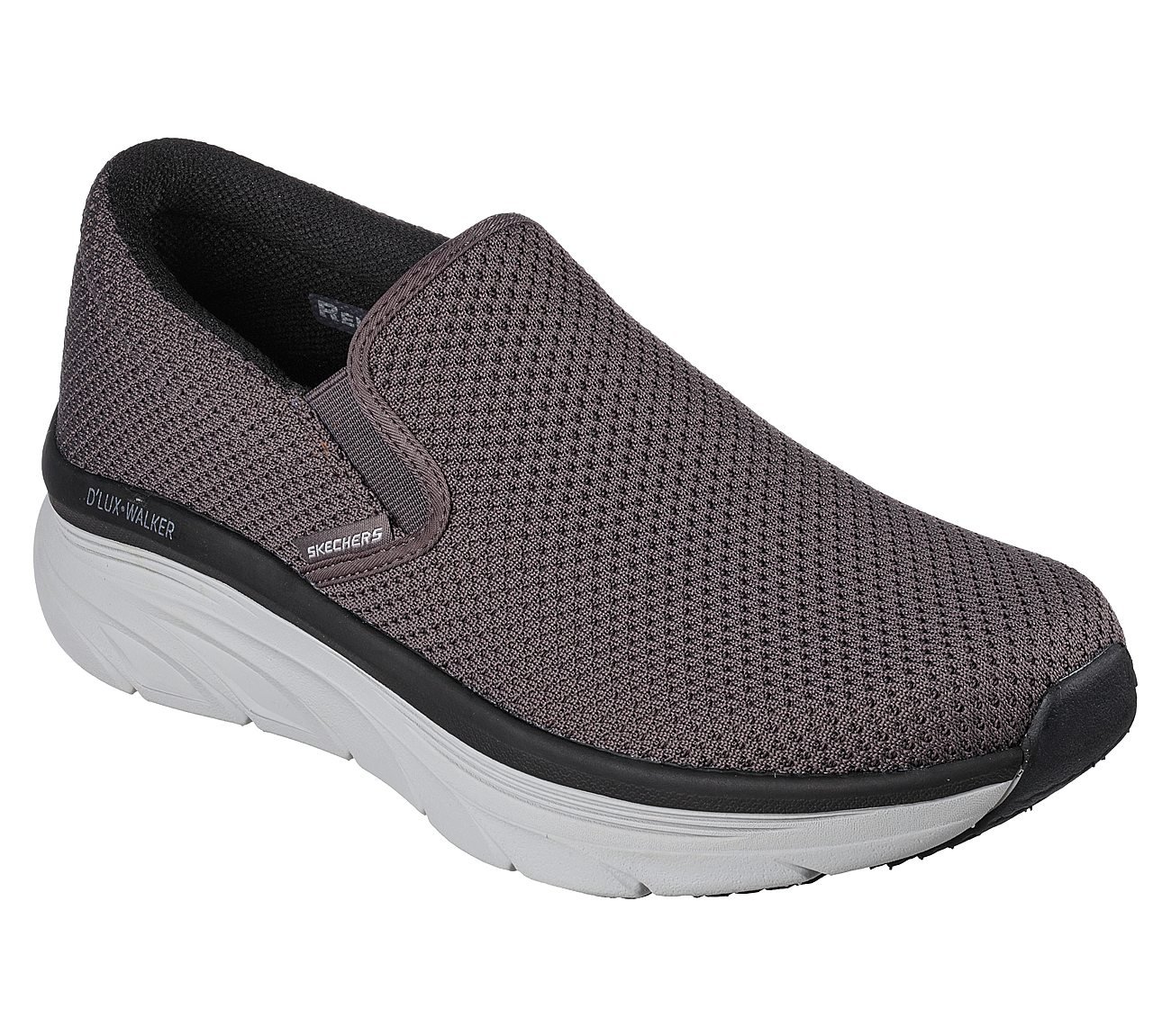 Mens skechers without laces best sale