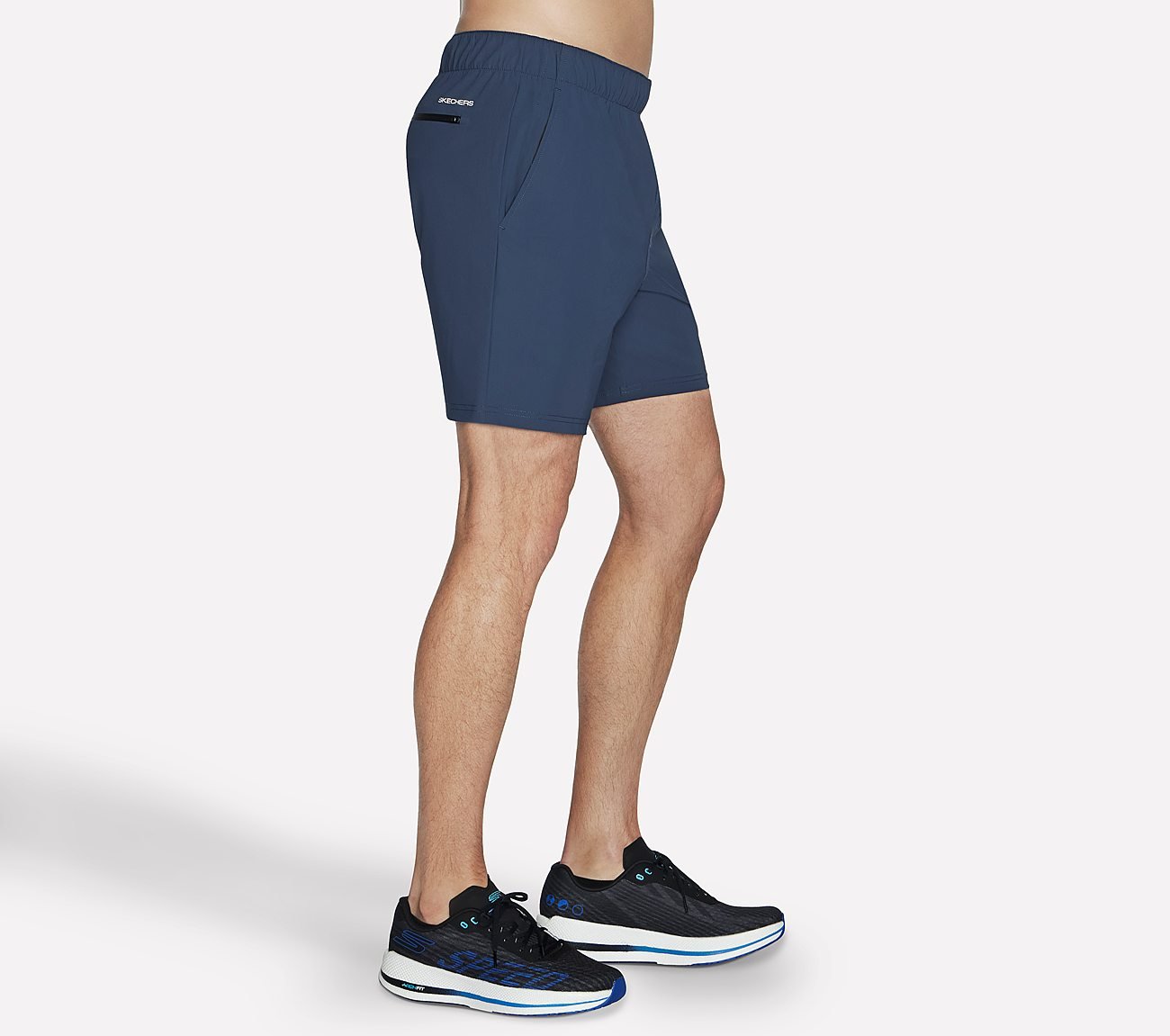 GOSTRETCH ULTRA  7" SHORT, CHARCOAL Apparel Left View