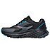 SKECHERS MONSTER EVO - DEVOLV, BLACK/GUNMETAL/BLUE Footwear Lateral View