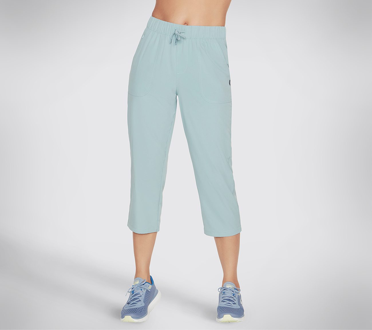Buy U.S. CROWN Grey Net Stretchable Yoga Pant for Women at