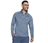 SKECH-KNITS ULTRA GO 1/4 ZIP, LIGHT BLUE/WHITE Apparels Lateral View