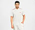 CRICKET SHOULDER TAPE POLO, BLACK/WHITE/RED Apparel Lateral View