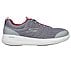 GO WALK STABILITY - ADVANCEME, GREY/RED Footwear Lateral View