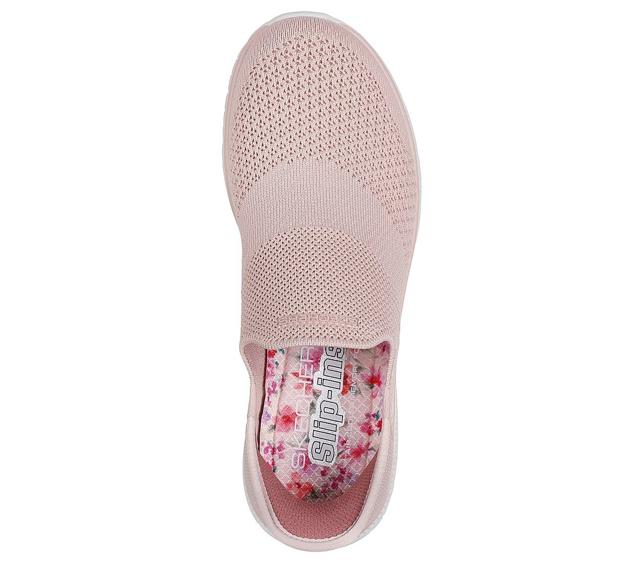 SKECHERS SLIP-INS: VIRTUE - SLEEK, ROSE Footwear Top View