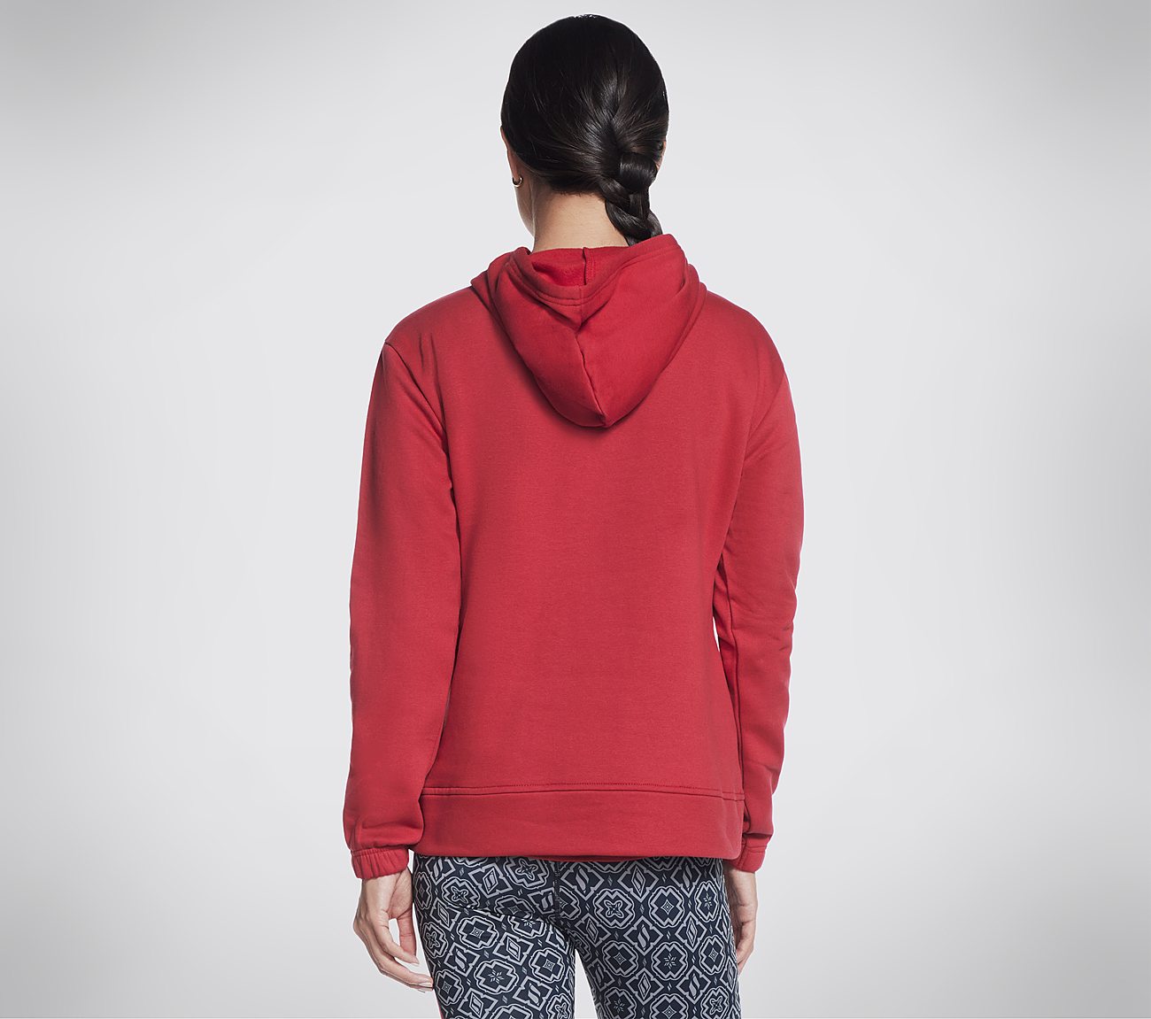 DIAMOND LEGACY PULLOVER HOODIE, RED Apparels Top View