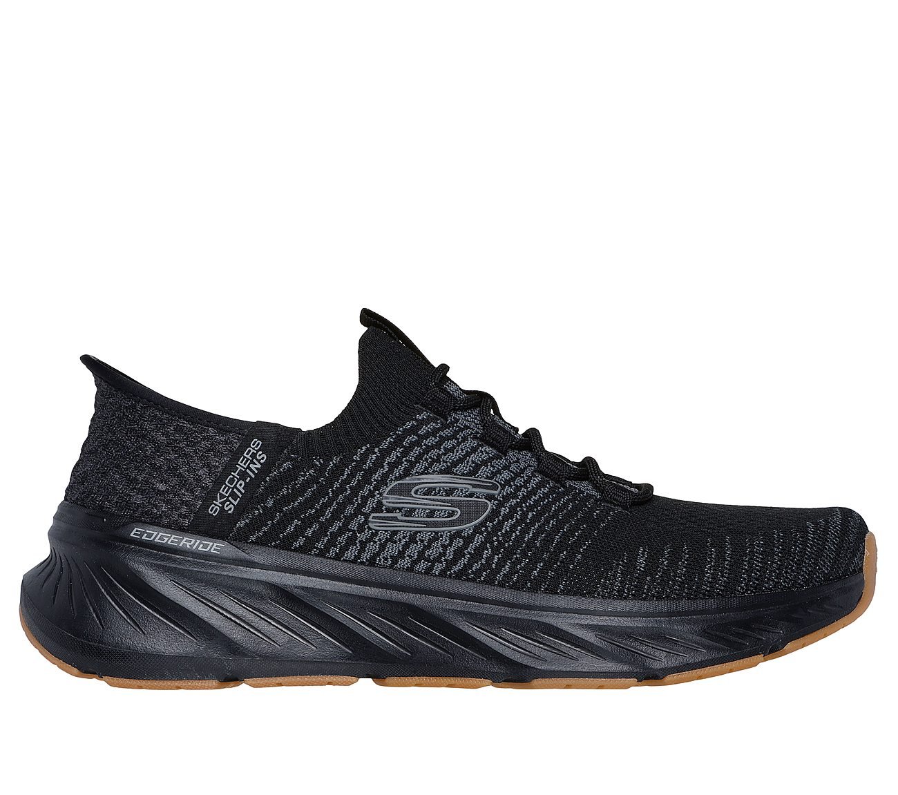 EDGERIDE - RAYGO, BBLACK Footwear Lateral View