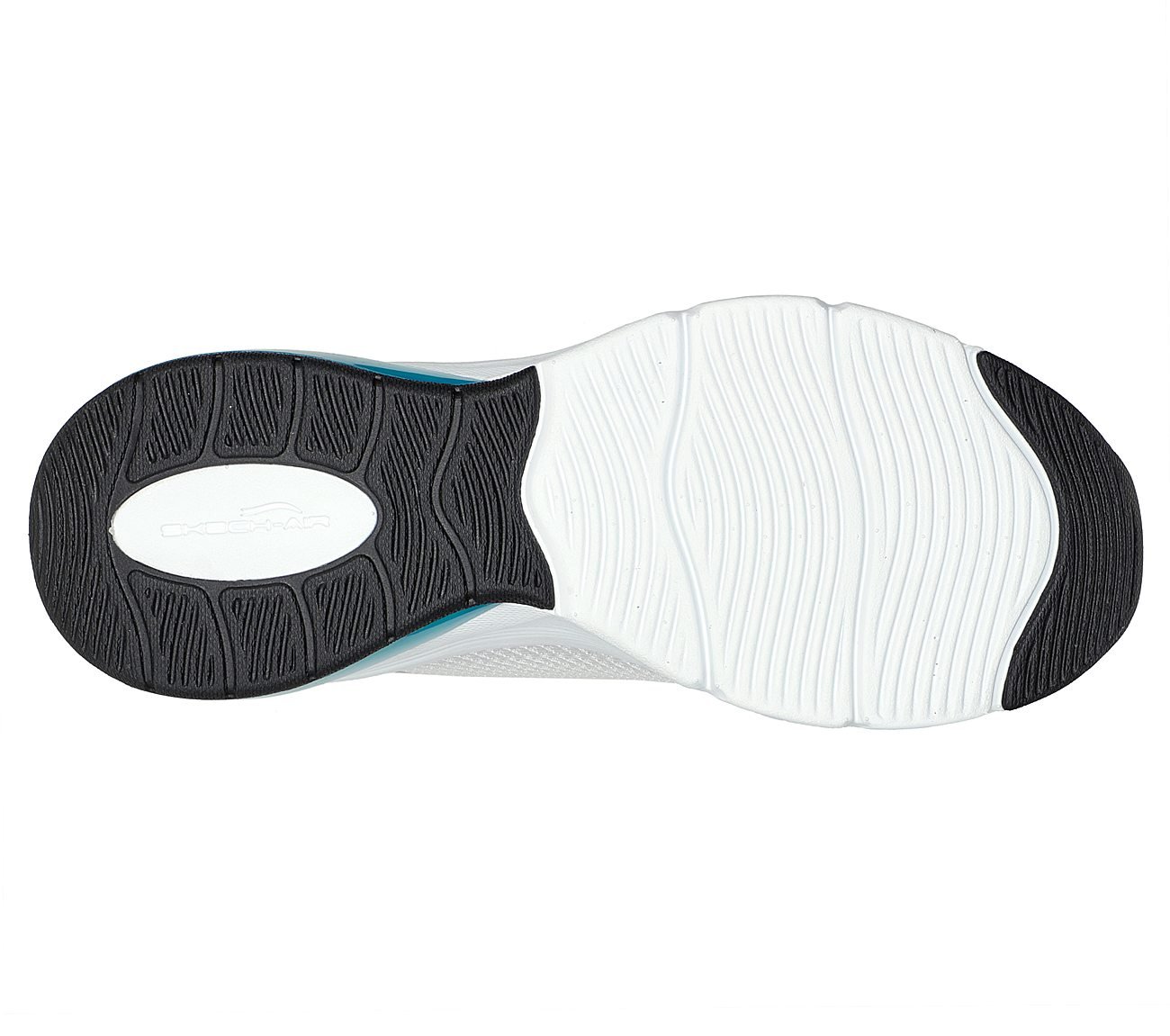 SKECH-AIR EXTREME 2.0-NEW REM, WHITE/MULTI Footwear Bottom View