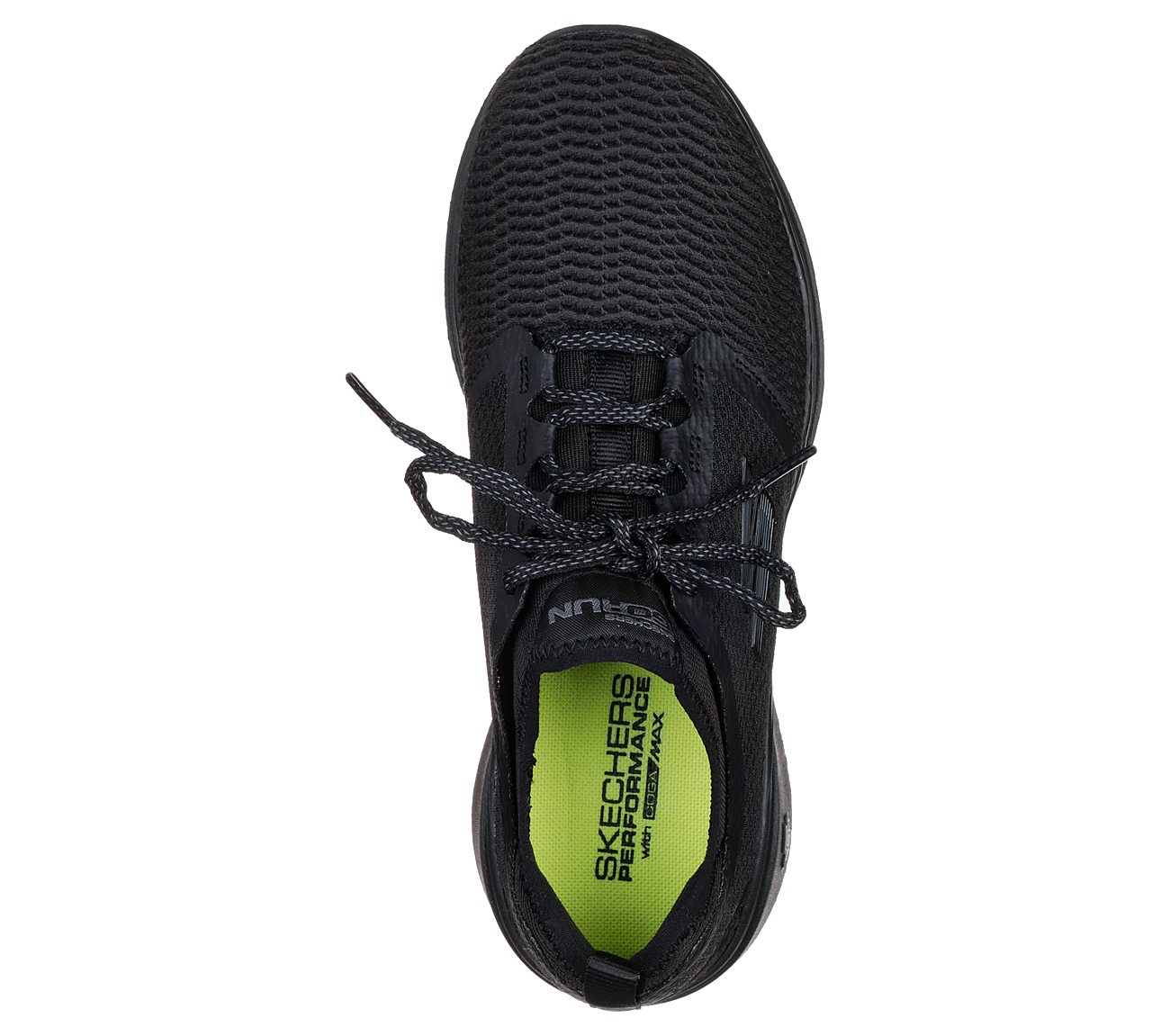 GO RUN FAST -, BBLACK Footwear Top View